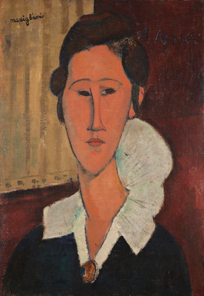 Portrait of Anna Zborowska by Amedeo Modigliani