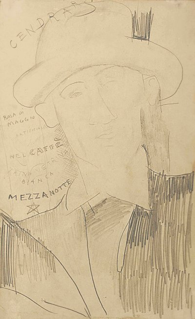 Portrait of Blaise Cendrars by Amedeo Modigliani