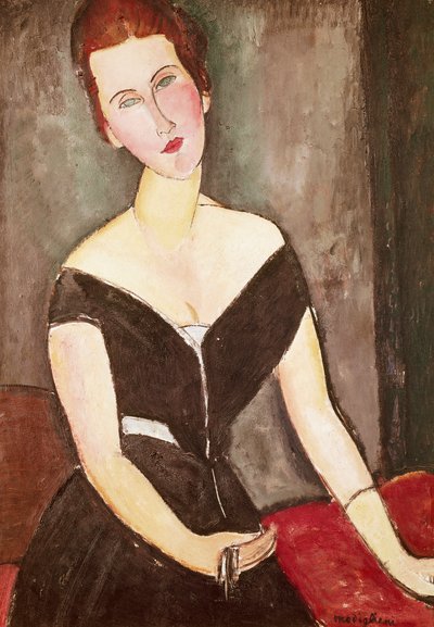 Portrait of Madame Georges Van Muyden by Amedeo Modigliani by Amedeo Modigliani