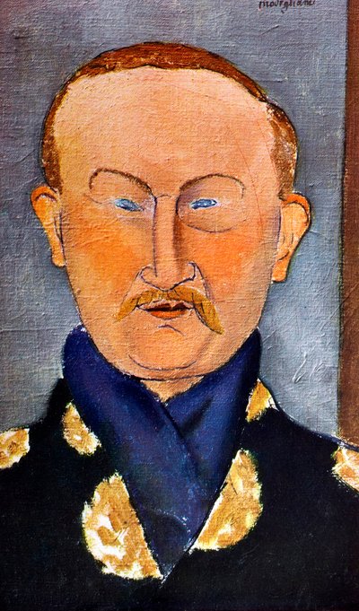 Portrait of Léon Bakst by Amedeo Modigliani