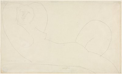 Reclining Female Nude by Amedeo Modigliani