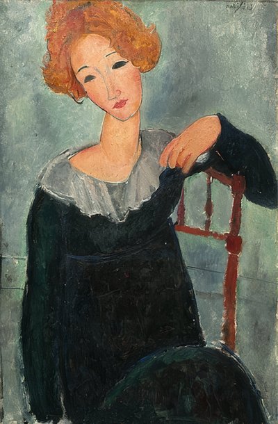 Red-Haired Woman by Amedeo Modigliani