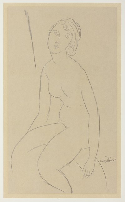 Seated Nude by Amedeo Modigliani