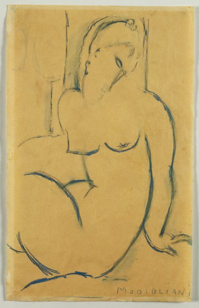 Seated Woman, 1914 by Amedeo Modigliani