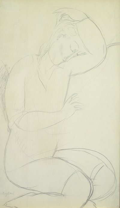Sleeping Woman by Amedeo Modigliani