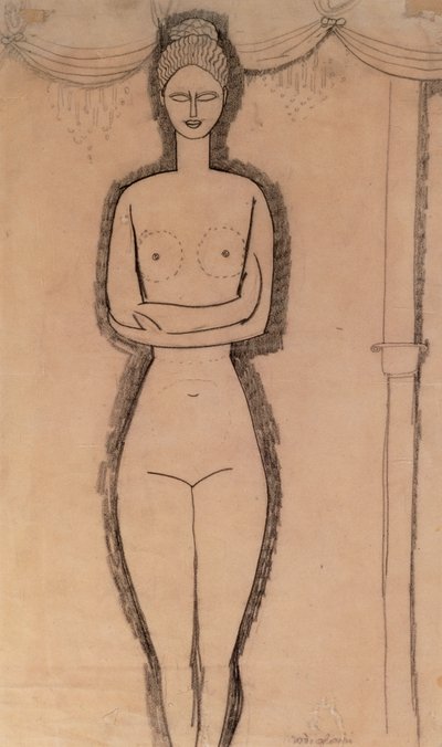 Standing Nude by Amedeo Modigliani
