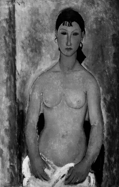 Standing Nude – Elvira by Amedeo Modigliani