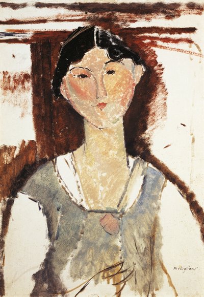 Study for portrait of Beatrice Hastings by Amedeo Modigliani