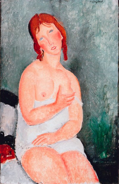 Young Woman in a Shirt by Amedeo Modigliani