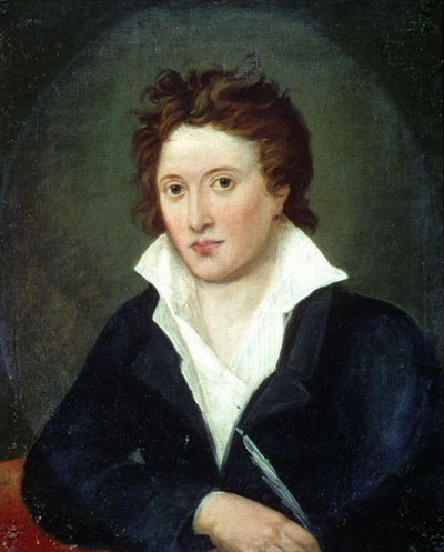 Portrait of Percy Bysshe Shelley (1792 - 1822) by Amelia Curran