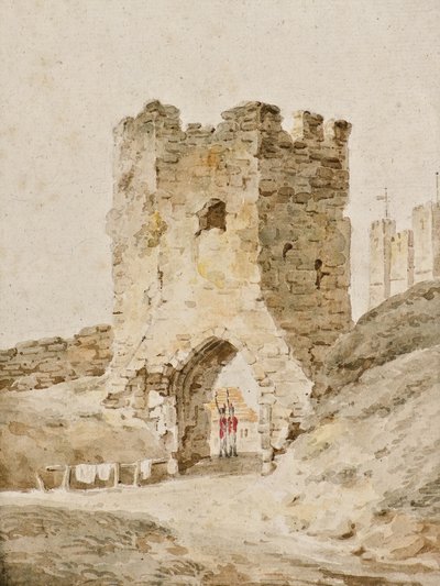 Two Soldiers on Duty at Dover Castle by Amelia Long