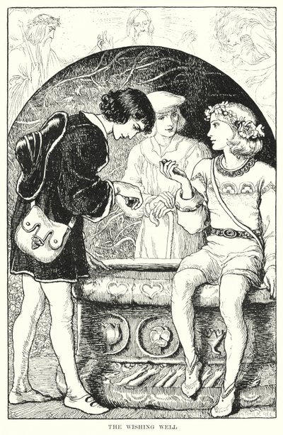 The Wishing Well by Amelia M. (attr.to) Bowerley or Bauerle