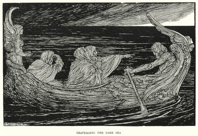 Traversing the Dark Sea by Amelia M. (attr.to) Bowerley or Bauerle