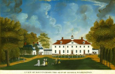 A View of Mount Vernon by American 18th Century