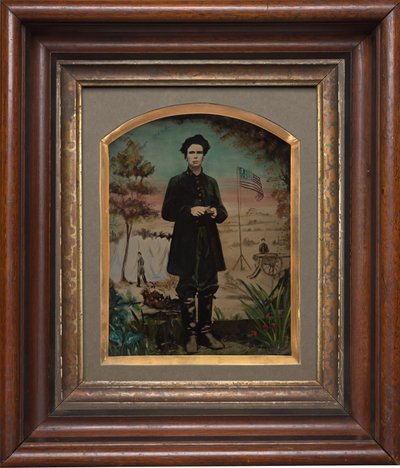 Portrait of a Civil War Soldier by American 19th Century