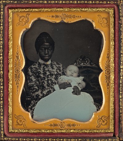 Portrait of a Woman and Baby by American 19th Century