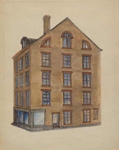 Corner of Pearl and John Streets by American 20th Century