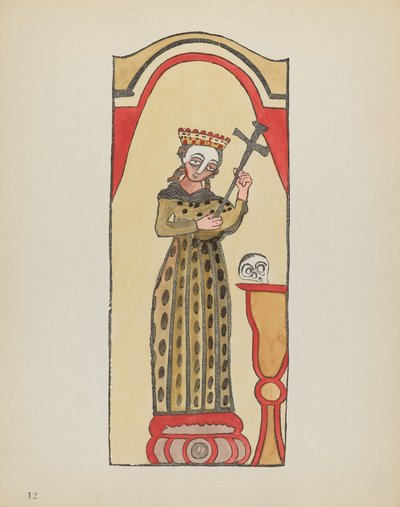 Saint Rita (Plate 12) by American 20th Century