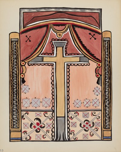 Plate 13: Design with Cross, Chimayo: From Portfolio 