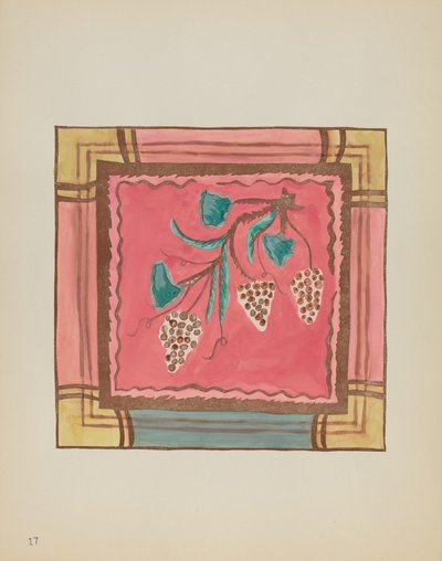 Plate 17: Grapes, Altar Panel: From Portfolio 