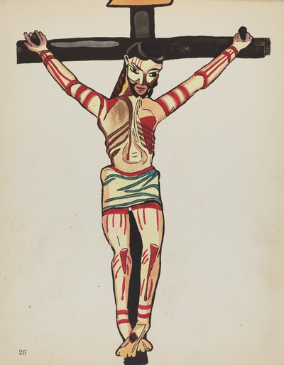 Plate 26: Christ Crucified, Taos: From Portfolio 