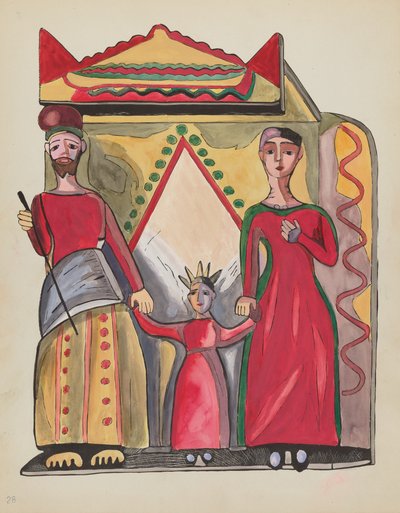 The Holy Family (Plate 28) from Portfolio 