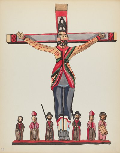Plate 29: Saint Acacius: From Portfolio Spanish Colonial Designs of New Mexico by American 20th Century