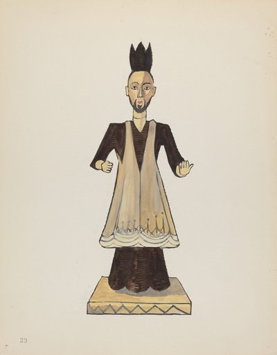 Plate 39: St. John Nepomuk Bulto: From Portfolio 