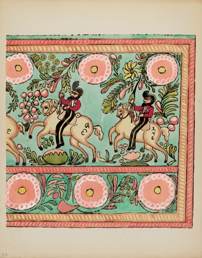 Plate 43: Painted Chest Design: From Portfolio 
