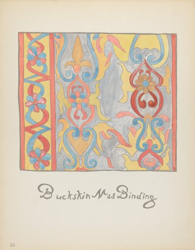Plate 48: Buckskin Design: From Portfolio 