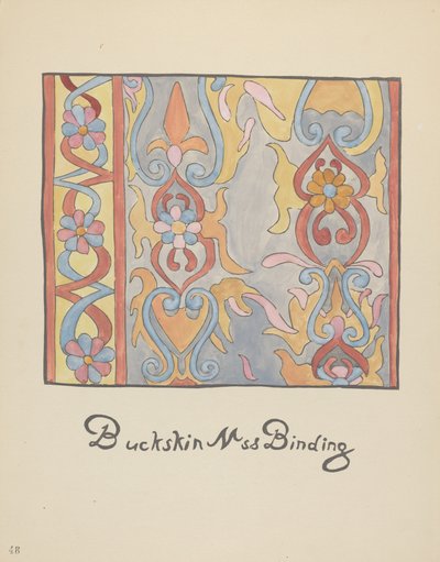 Plate 48: Buckskin Design: From Portfolio 
