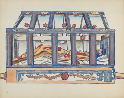 Plate 4: Christ in the Sepulchre (From Portfolio "Spanish Colonial Designs of New Mexico") by American 20th Century