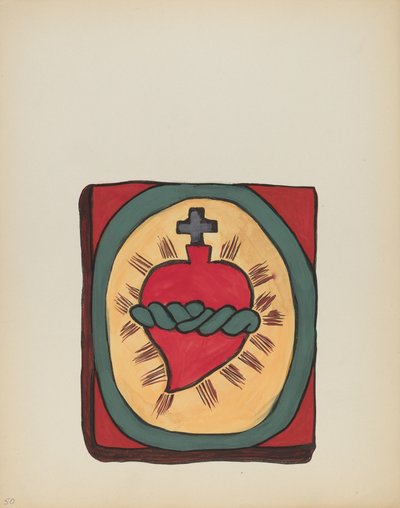Plate 50: Sacred Heart: From Portfolio 