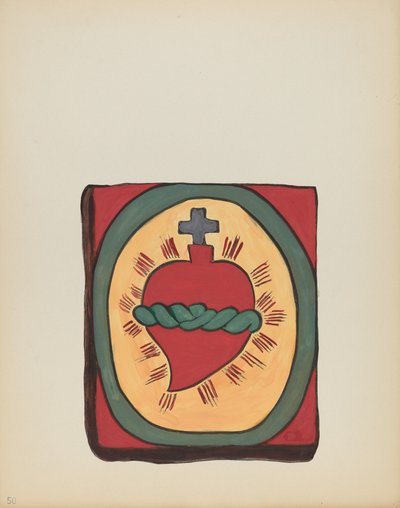 Plate 50: Sacred Heart: From Portfolio 