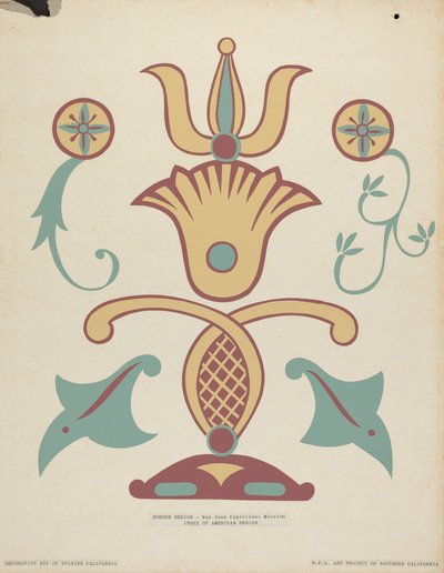 San Juan Capistrano Mission Border Design from the portfolio 