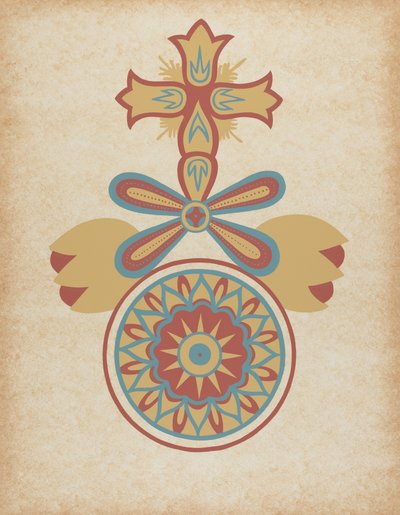 Santa Barbara Mission Doorway Design from the portfolio "Decorative Art of Spanish California" by American 20th Century