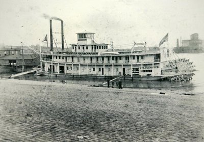 The stern-wheeler 