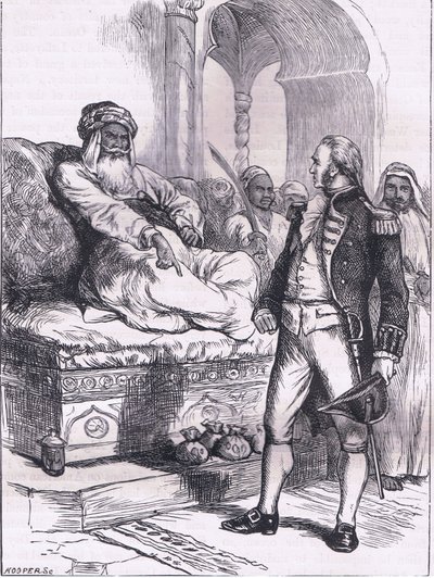 Captain Bainbridge and the Dey of Algiers by American English school