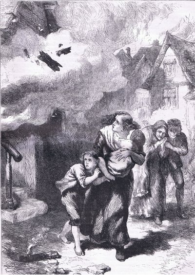 Incident in the burning of Norfolk (illustration from 