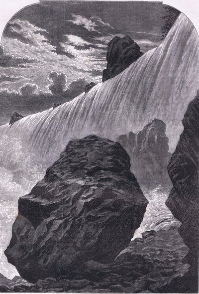 Niagara Falls, illustration from Cassells History of the United States by American English school