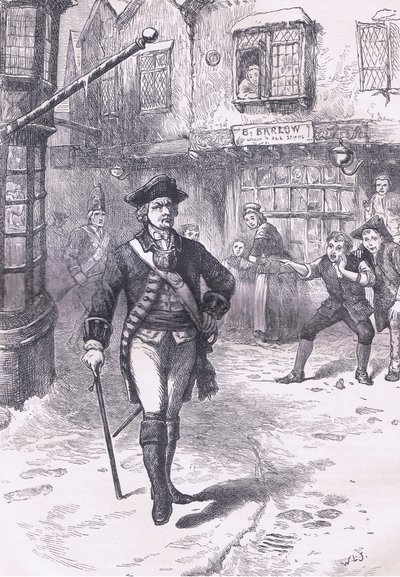 The officer and the barber