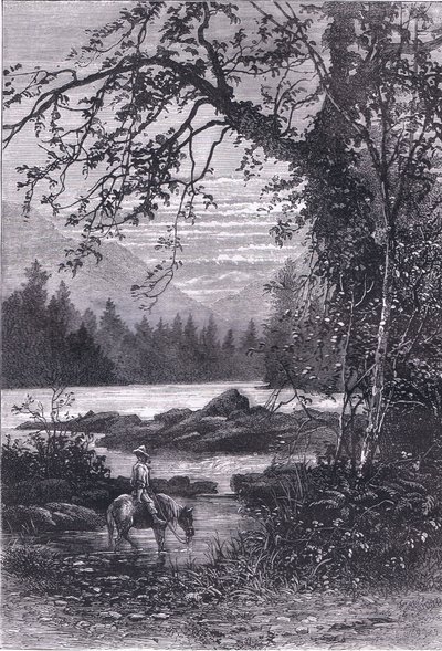 View of North Carolina, illustration from Cassells History of the United States by American English school