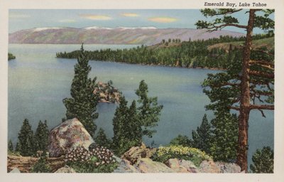 California: Emerald Bay, Lake Tahoe by American Photographer (after)