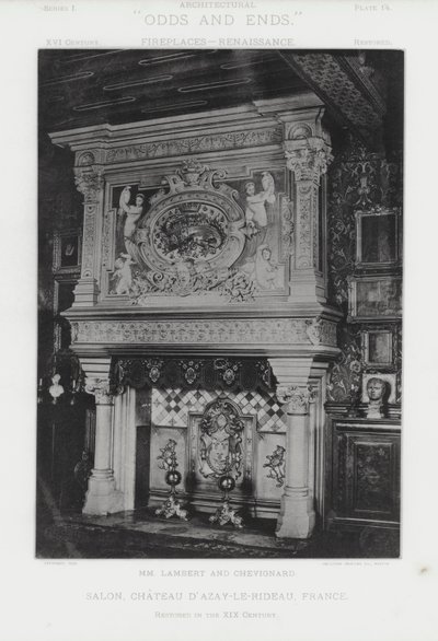 Fireplace: Salon, Chateau D