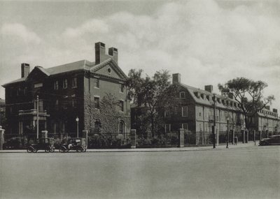 Harvard University: Phillips Brooks House; Mower Hall, Dormitory; Lionel Hall, Dormitory by American Photographer (after)