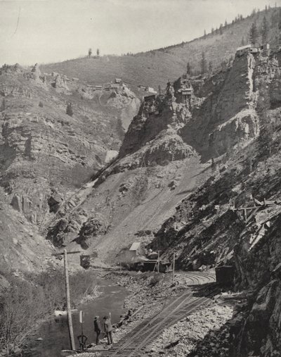 Mines in Eagle River Canyon, Colorado by American Photographer (after)