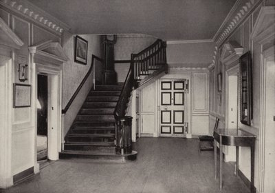 Mount Vernon: Mansion Interior, Central Hall by American Photographer (after)