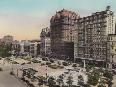 New York: The Plaza and the Pulitzer Memorial Fountain by American Photographer (after)