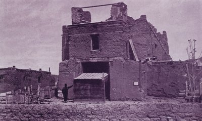Old Church of San Miguel, Santa Fe, NM, built of Adobe in 1550 by American Photographer (after)
