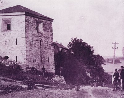 Old Fort Snelling, on the Mississippi River by American Photographer (after)